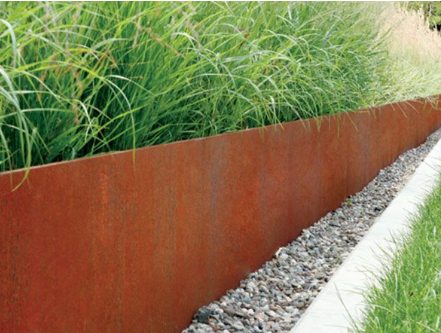3mm Corten Retaining Steel
