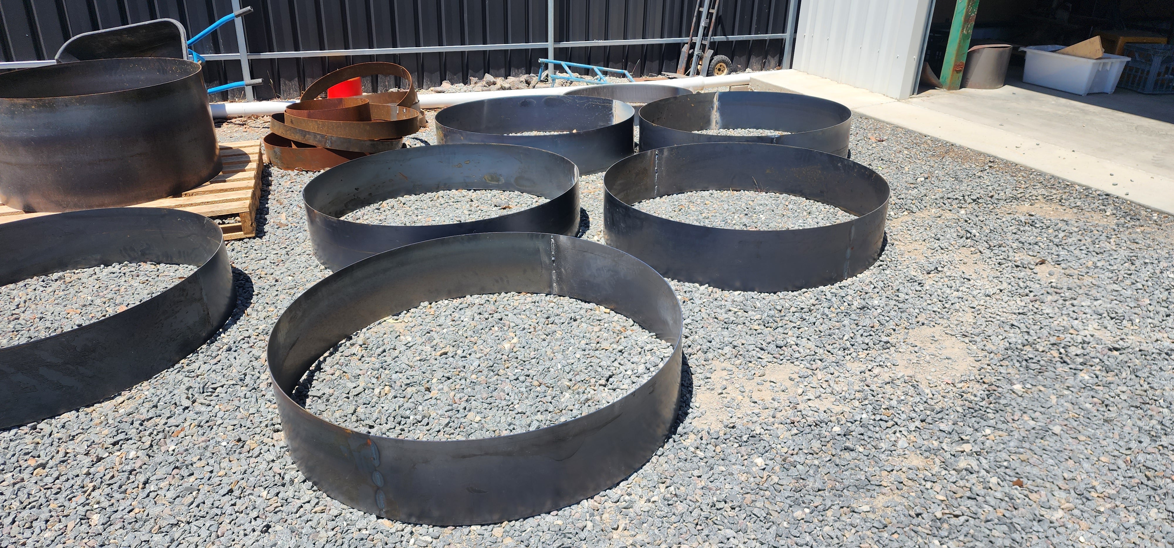 1500mm Corten Steel Tree Ring – 3mm Thick, Welded – SA Steel Yard
