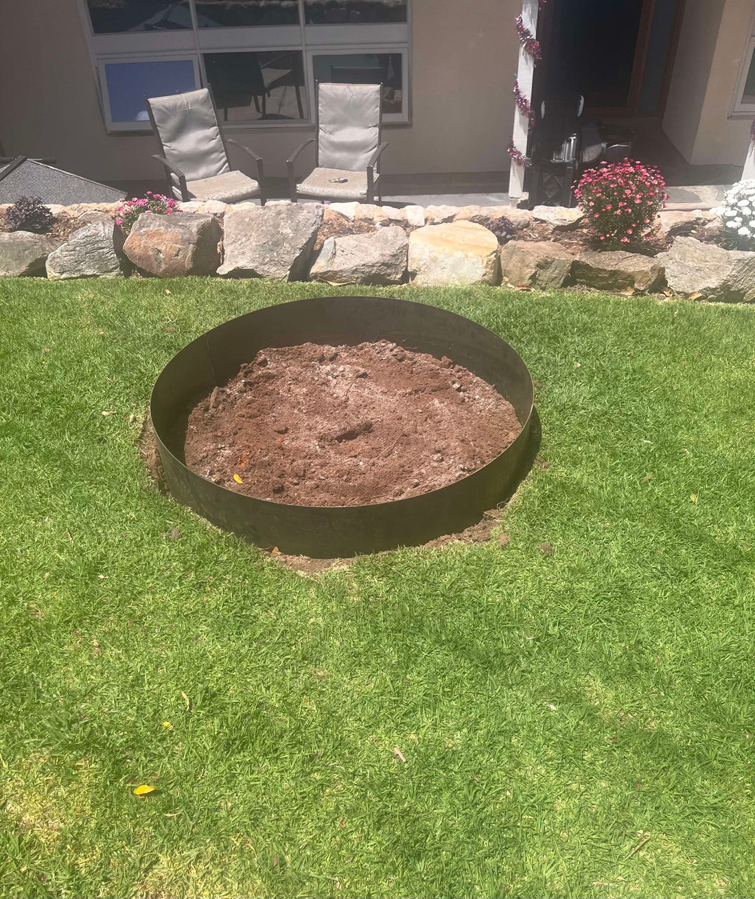 1500mm Corten Steel Tree Ring – 3mm Thick, Welded – SA Steel Yard